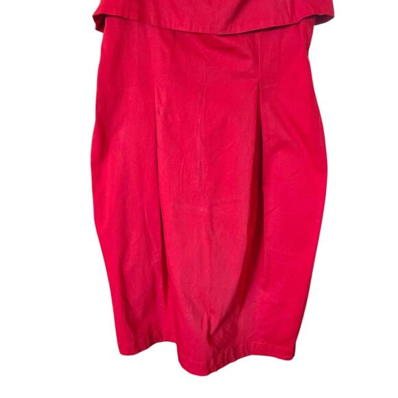 Anthropologie Elegant Red Spaghetti Strap Dress - Picture 5 of 14